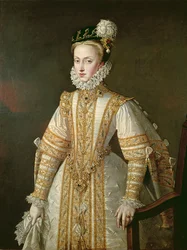 Ana de Austria (1549-80) Reina de España, c.1571